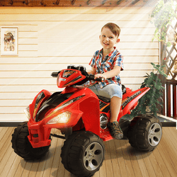 12 V 2 Colors Kids Ride on Car ATV 4 Wheels