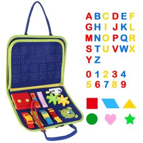 1Set Kids Busy Board Sensory Activity Board Preschool Learning Toys Montessori Educational Gift For 1 To 6 Years Old Baby Toddler Girls Boys (Option: G)