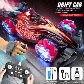 Remote Control Toy Car F1 Racing Style, With Music And Light, The Tail Can Be Spray. (Option: Red)