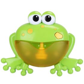 1Pc Frog Musical Bubble Bath Maker Baby Bath Toys For Bathtubs Toddler Bubble Machine For Bath (Option: Frog)