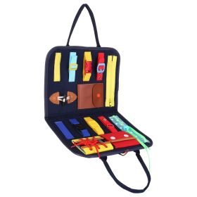 1Set Kids Busy Board Sensory Activity Board Preschool Learning Toys Montessori Educational Gift For 1 To 6 Years Old Baby Toddler Girls Boys (Option: A)