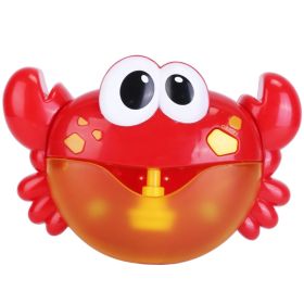 1Pc Frog Musical Bubble Bath Maker Baby Bath Toys For Bathtubs Toddler Bubble Machine For Bath (Option: Crab)