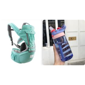 Multi-functional baby waist stool (Option: Green set)