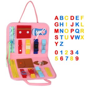 1Set Kids Busy Board Sensory Activity Board Preschool Learning Toys Montessori Educational Gift For 1 To 6 Years Old Baby Toddler Girls Boys (Option: B)