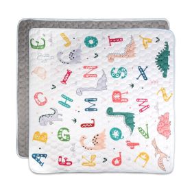 Baby Play Mat Non-Slip Baby Crawling Mat Foldable Playpen Mat Machine Washable For Newborns Infants Babies Toddlers (Option: Dinosaur-50x50in)