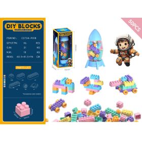 Self Pickup Only-- Rocket Building Blocks (Option: 50 pieces)