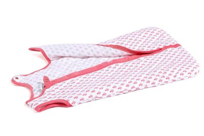 Pink Quilted Wearable Baby Sleep Sack (size: large)