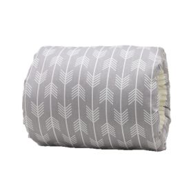 Adjustable Baby Cotton Nursing Arm Pillow Breastfeeding Washable Baby Infant Nursing Breastfeeding Pillow Cushion Arm Pad (Option: Grey Arrow-25X23CM)