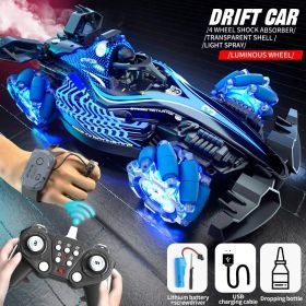 Remote Control Toy Car F1 Racing Style, With Music And Light, The Tail Can Be Spray. (Option: Blue)