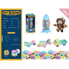 Self Pickup Only-- Rocket Building Blocks (Option: 70 pieces)
