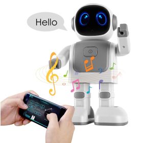 AI Dancing Robot Toy Smart Interactive Learning & Entertainment Robot For Kids With Bluetooth Music Programmable Moves Voice Assistant (Option: Grey Robot)