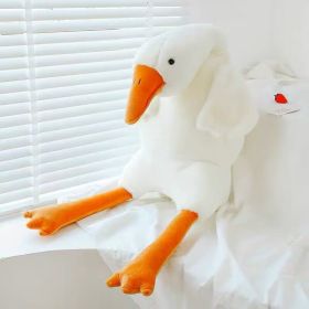 Cute Big White Geese Pillow Plush Toy (Option: White Big White Geese-190CM)